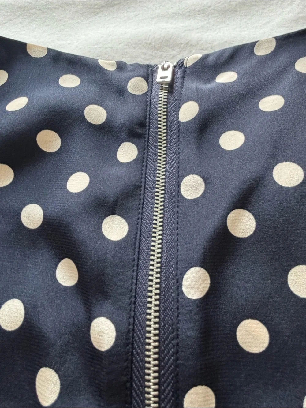 EUC! J.Crew Silk Polka Dot Top